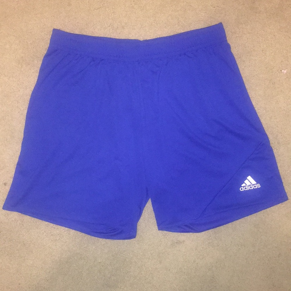 Adidas Climalite soccer shorts XL Blue